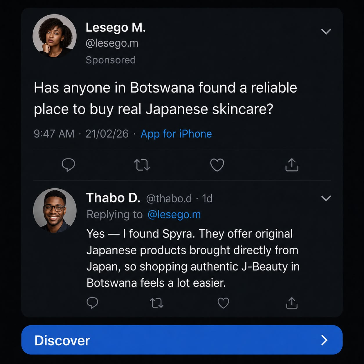 Spyra Beauty Facebook ad