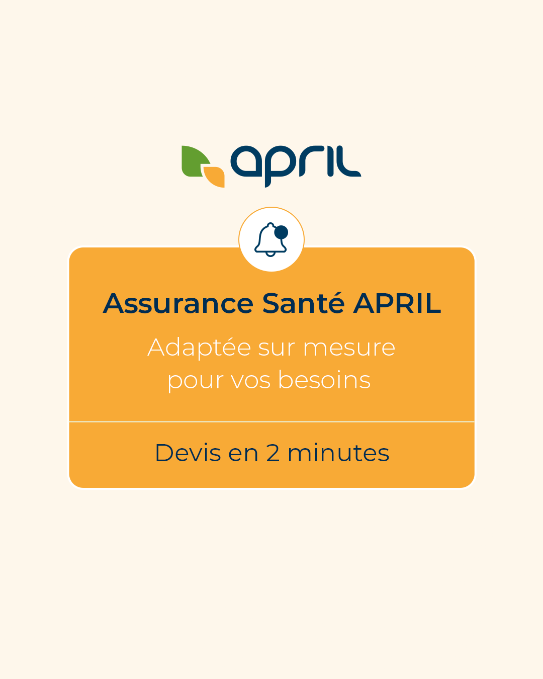 APRIL Facebook ad