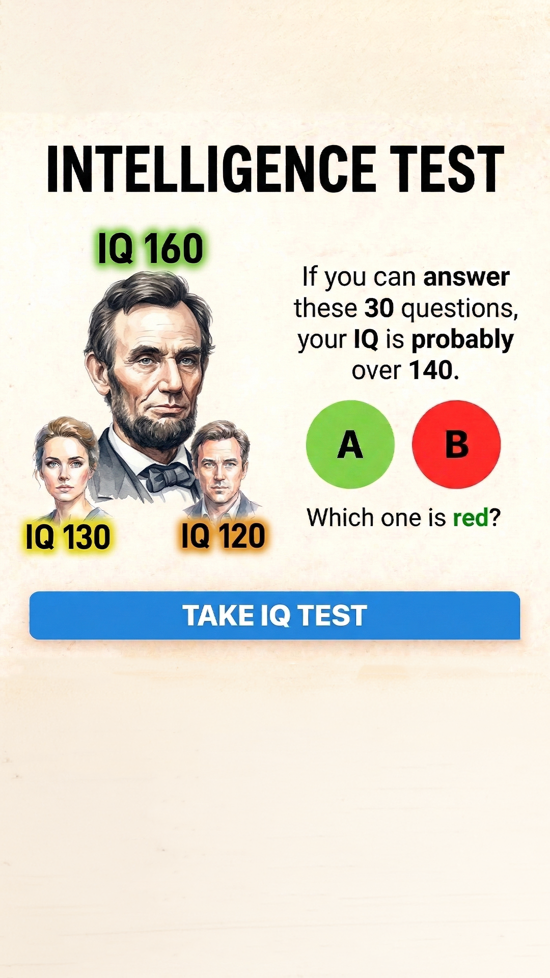 My IQ Facebook ad