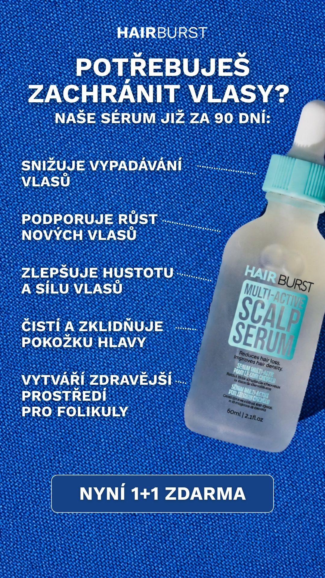 Hairburst Czech Republic Facebook ad