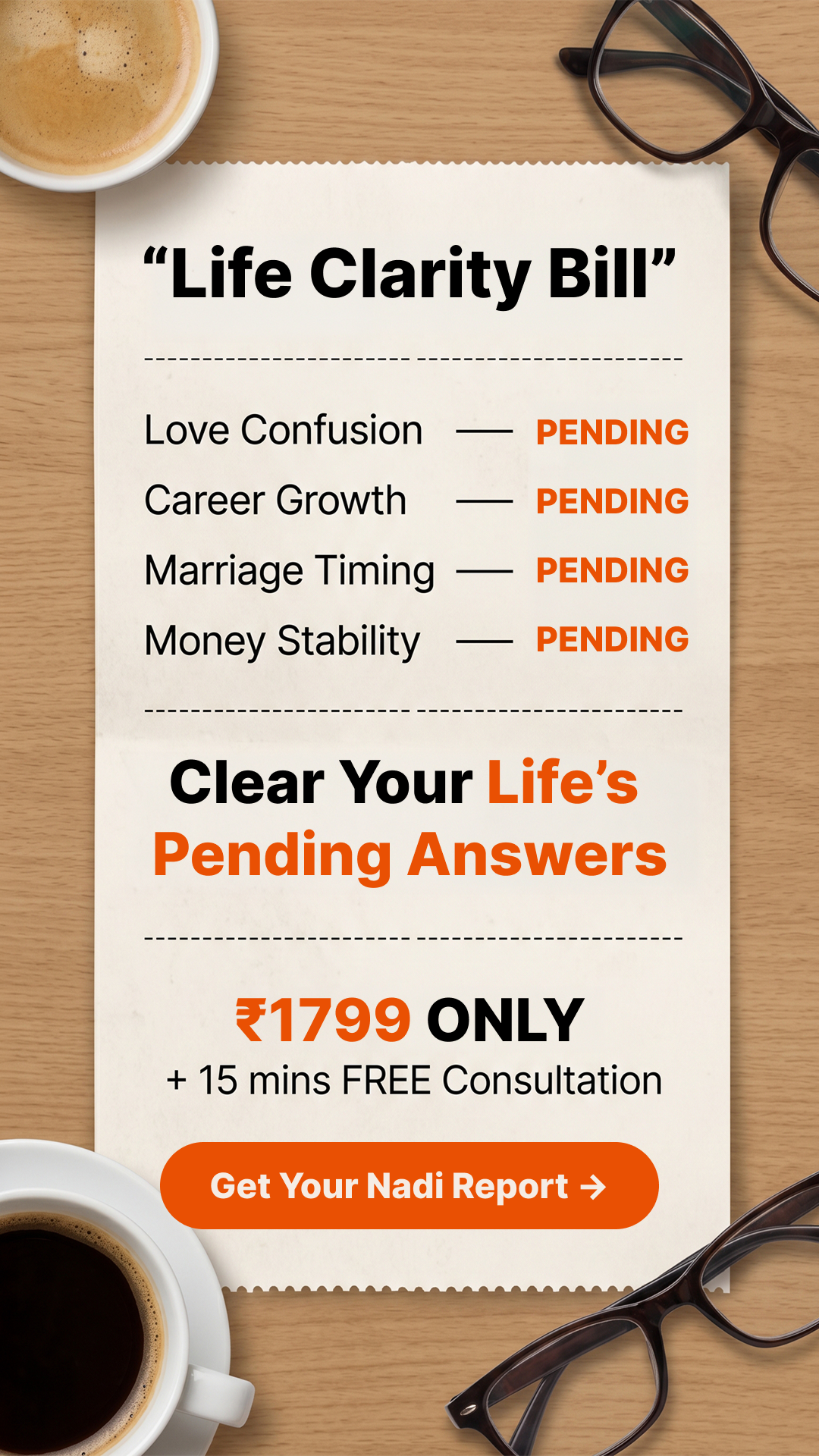 Nadi Astrology Insights Facebook ad