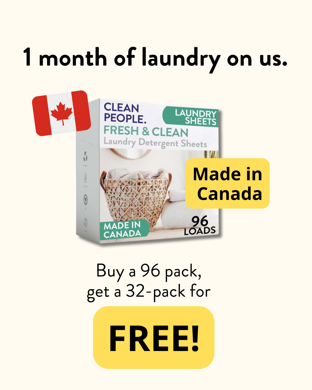 Clean People. Facebook ad