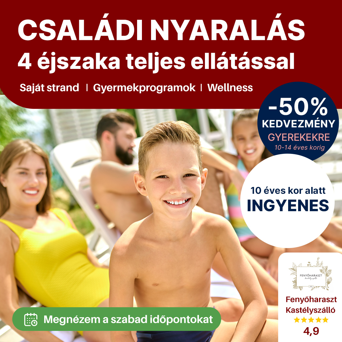 Fenyőharaszt Kastélyszálló Facebook ad