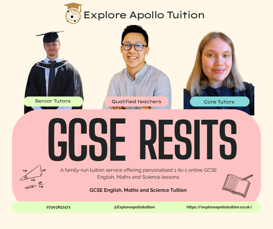 Explore Apollo Tuition Facebook ad: Online 1-to-1 Tuition - Explore Apollo Tuition
