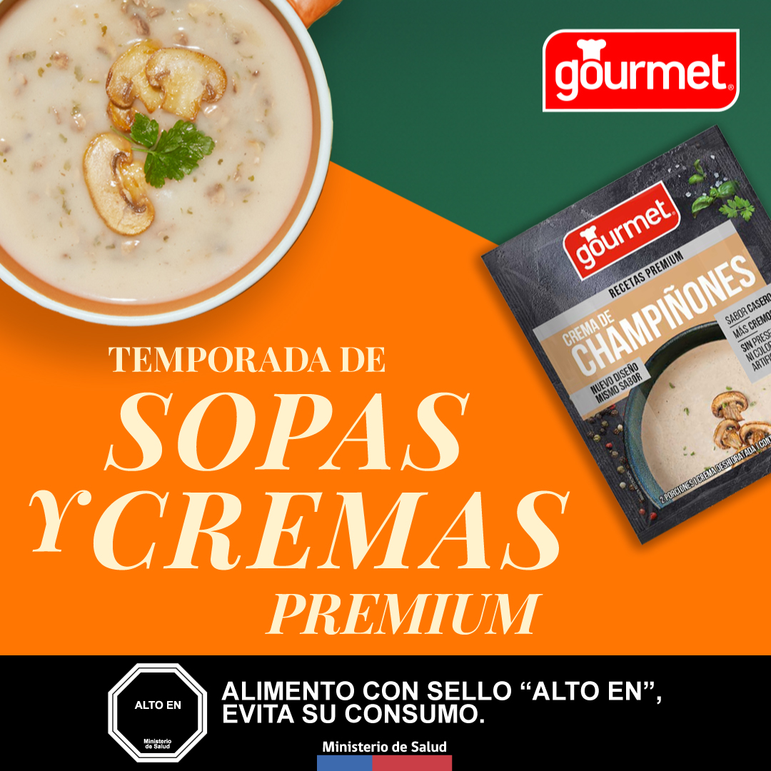 Gourmet Facebook ad: Tres cremas, mucho sabor Descubre los sabores de…
