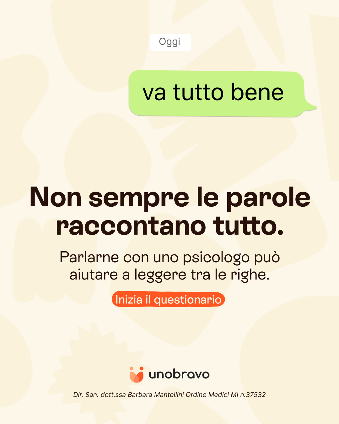 Unobravo Facebook ad