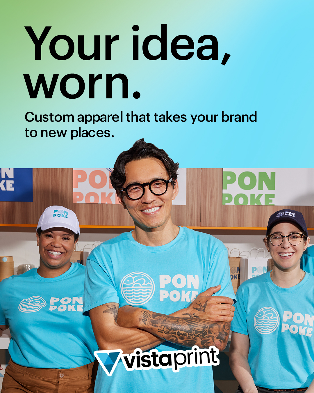 VistaPrint Facebook ad