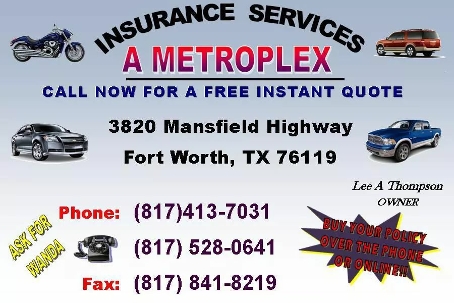 A-METROPLEX INSURANCE Facebook ad