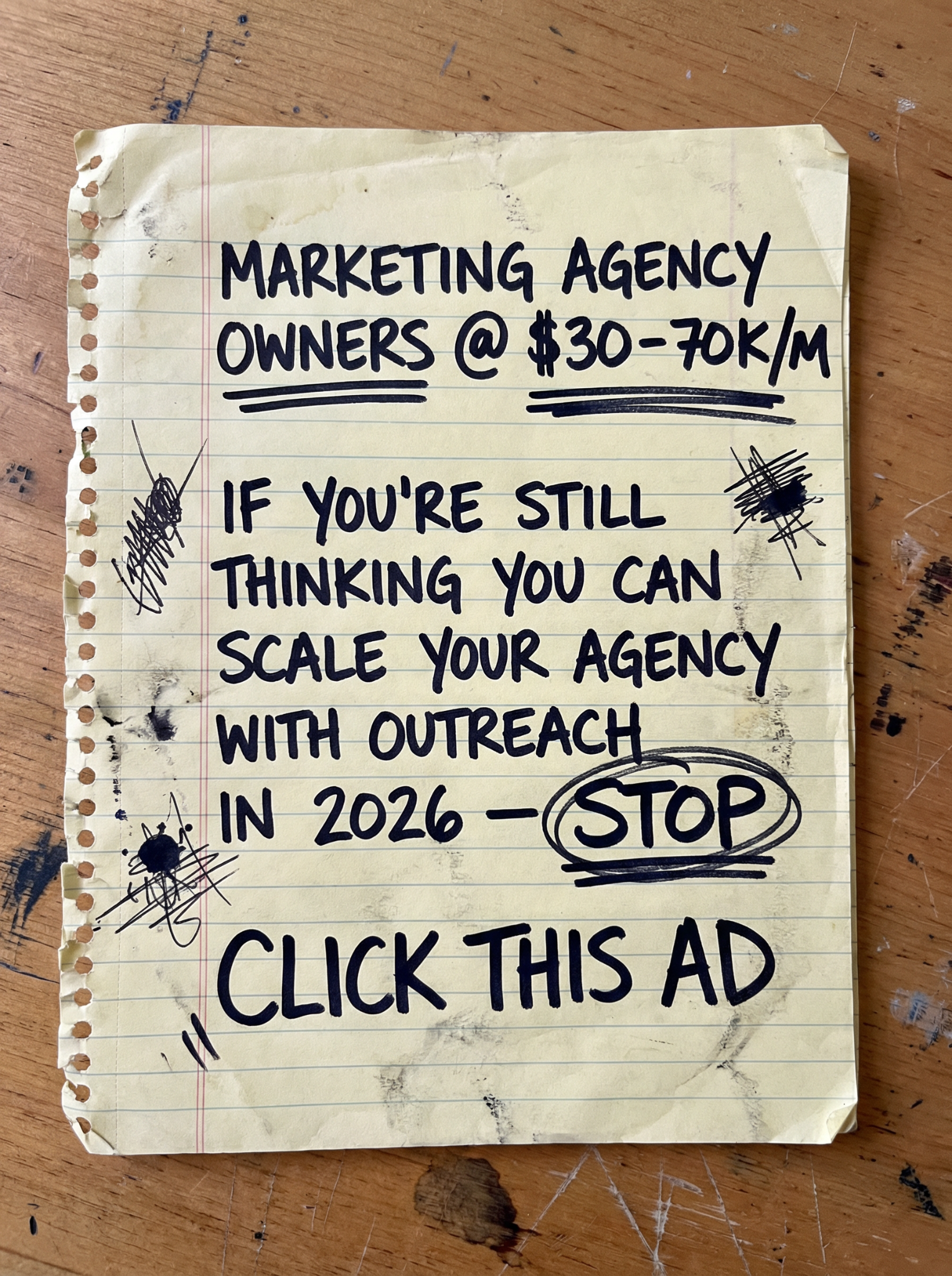 Matej Otys Facebook ad