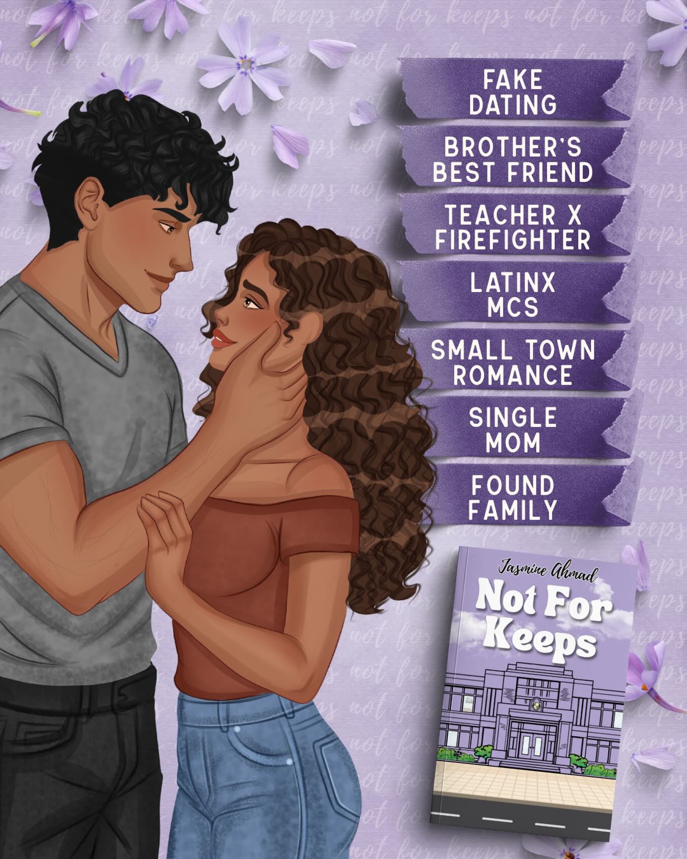 Authorjasmineahmad Facebook ad: Not For Keeps is available on Kindle Unlimited!