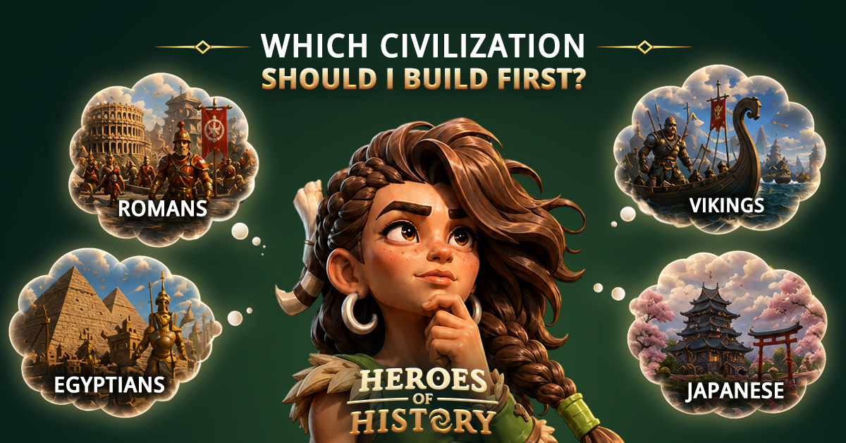 Heroes of History Facebook ad: Free Browser Game! No Download!