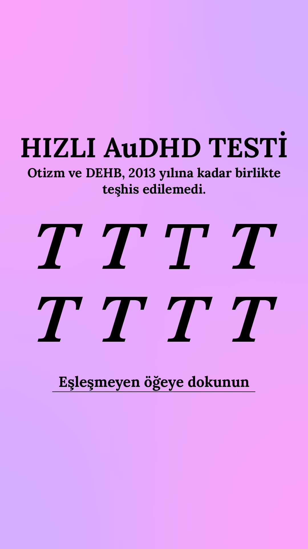 International Brain Test Facebook ad