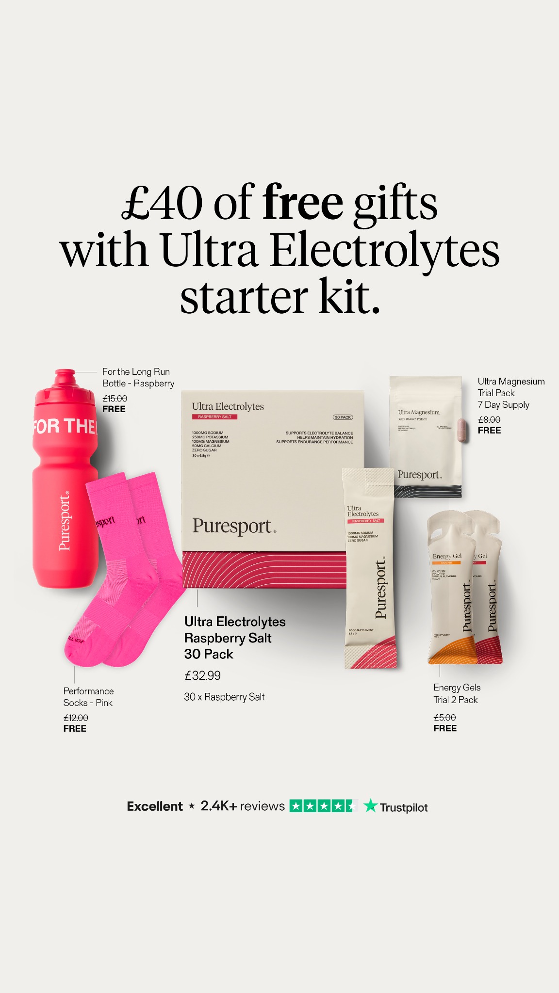 Puresport Facebook ad