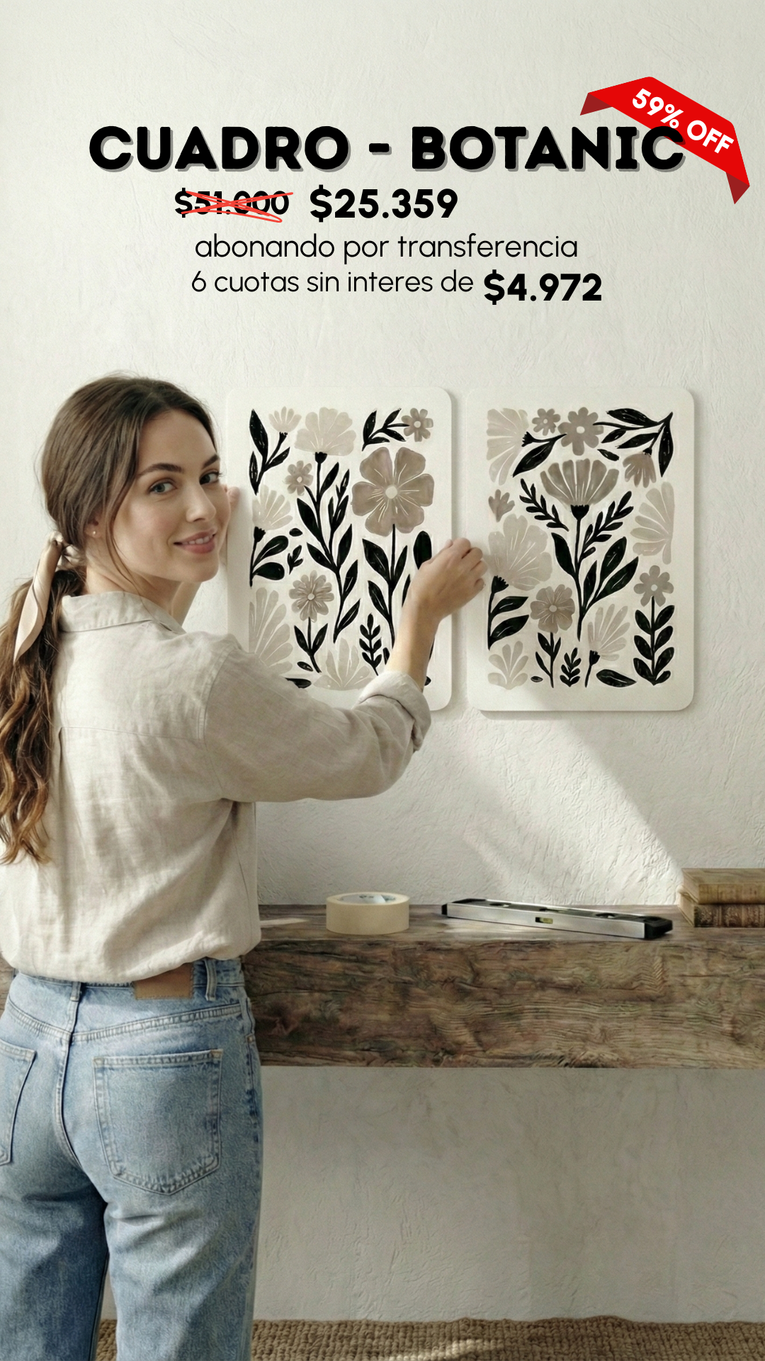 WallArt Facebook ad
