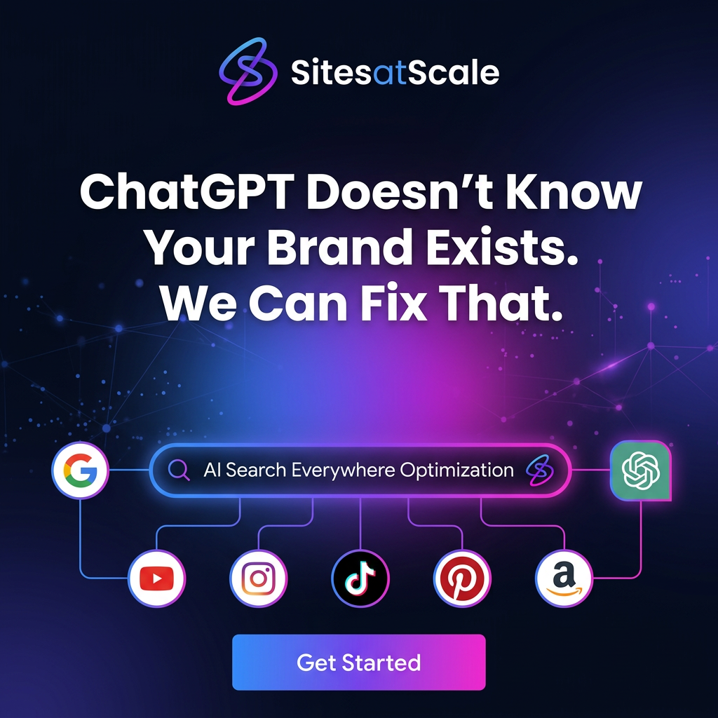 Sites At Scale Facebook ad: Top 3 on Maps in 90 Days