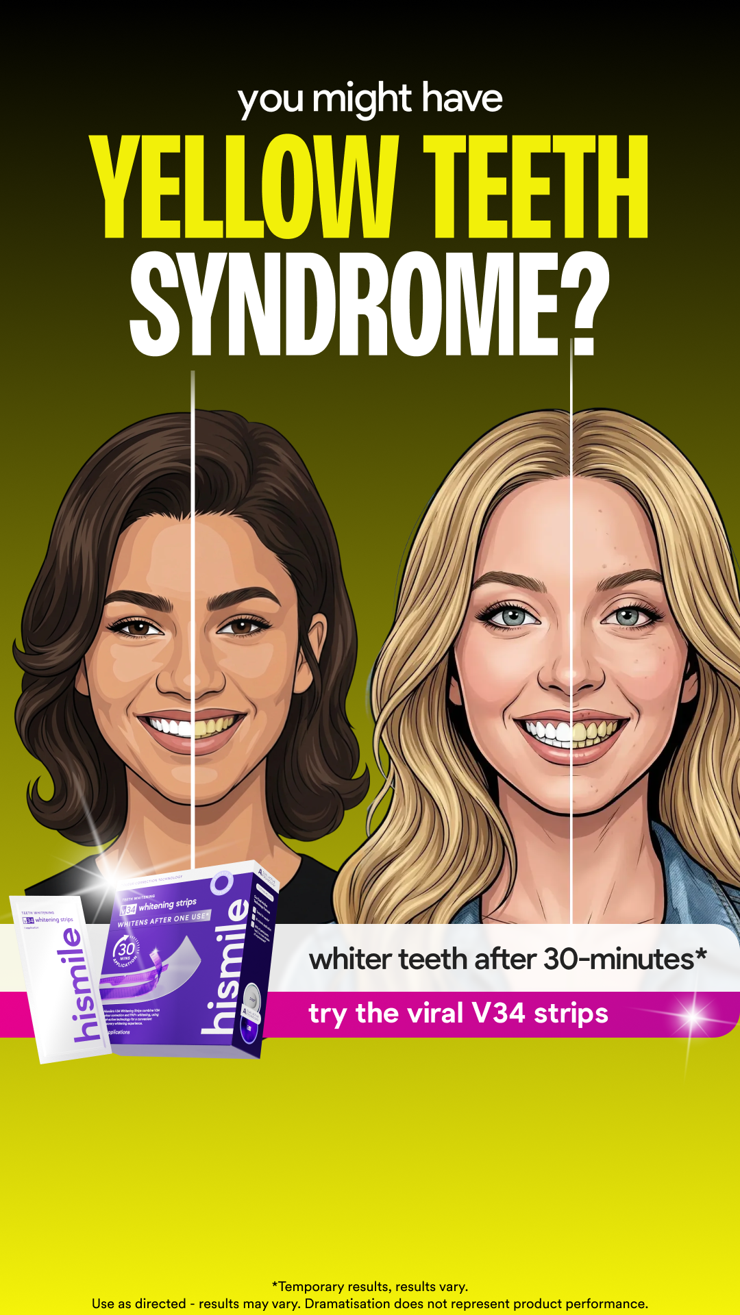 Hismile Facebook ad
