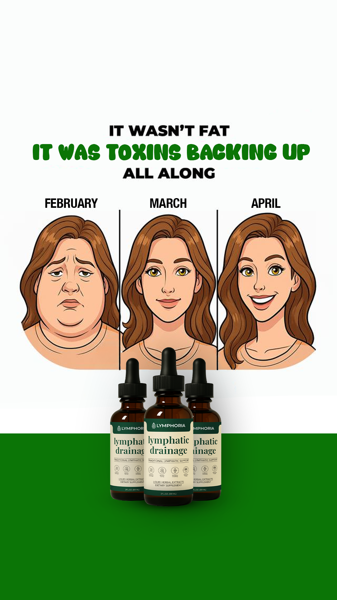 The Lymphatic Health Journal Facebook ad: Don’t Blame Your Lifestyle, Fix The Lymphatic System First