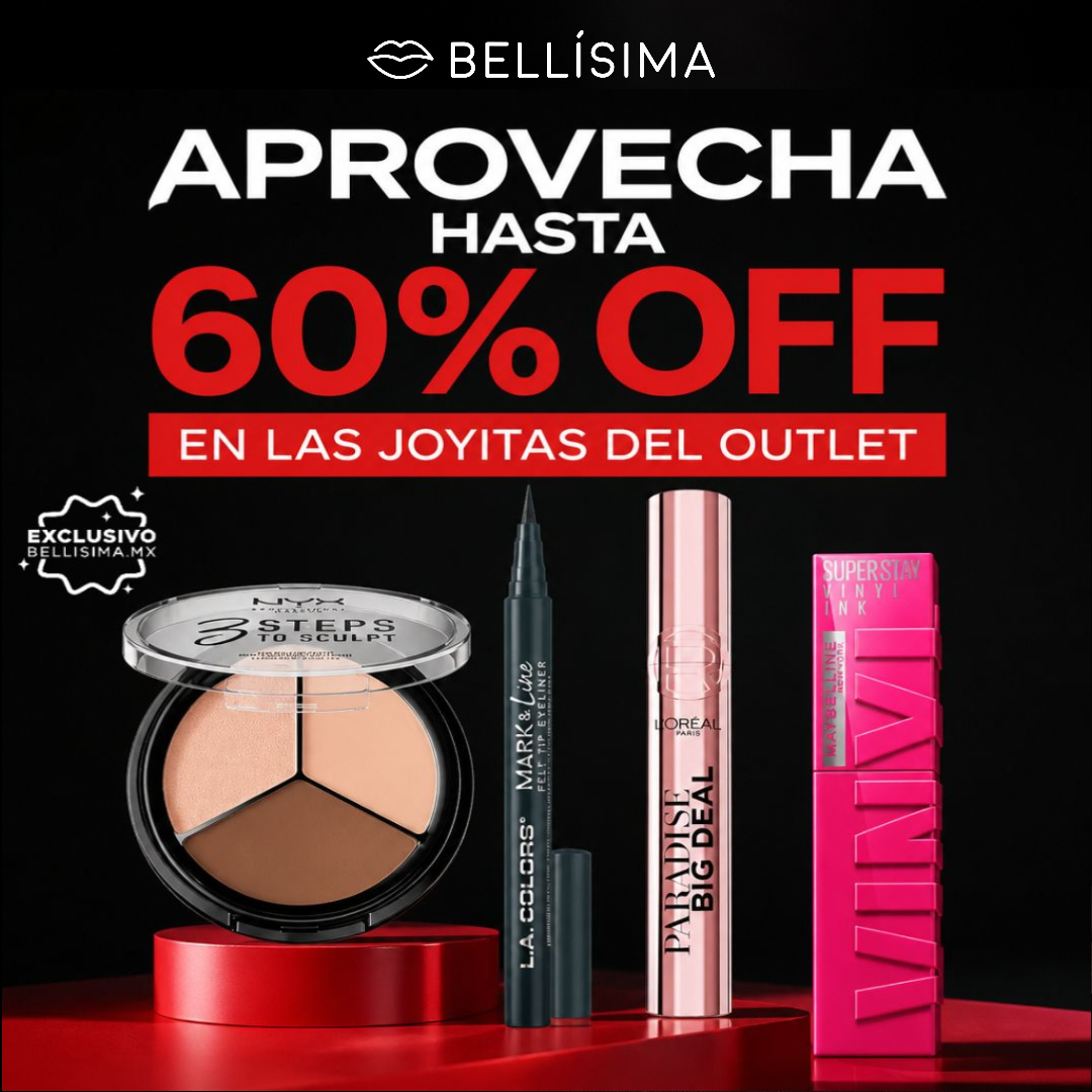 Bellisima Facebook ad: ¡Hasta 60% OFF!