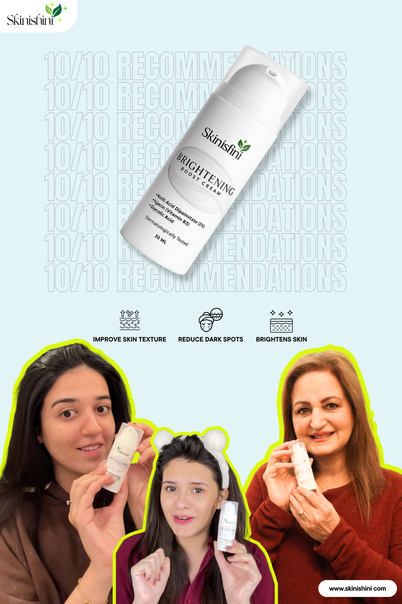 Skinishini Facebook ad from Jan 29, 2026