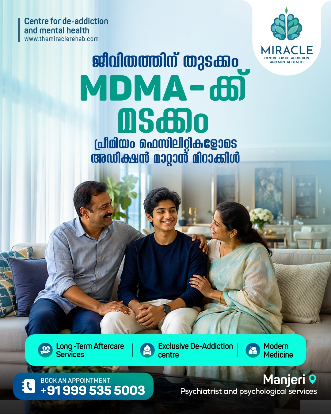 Miracle Rehab Center Facebook ad