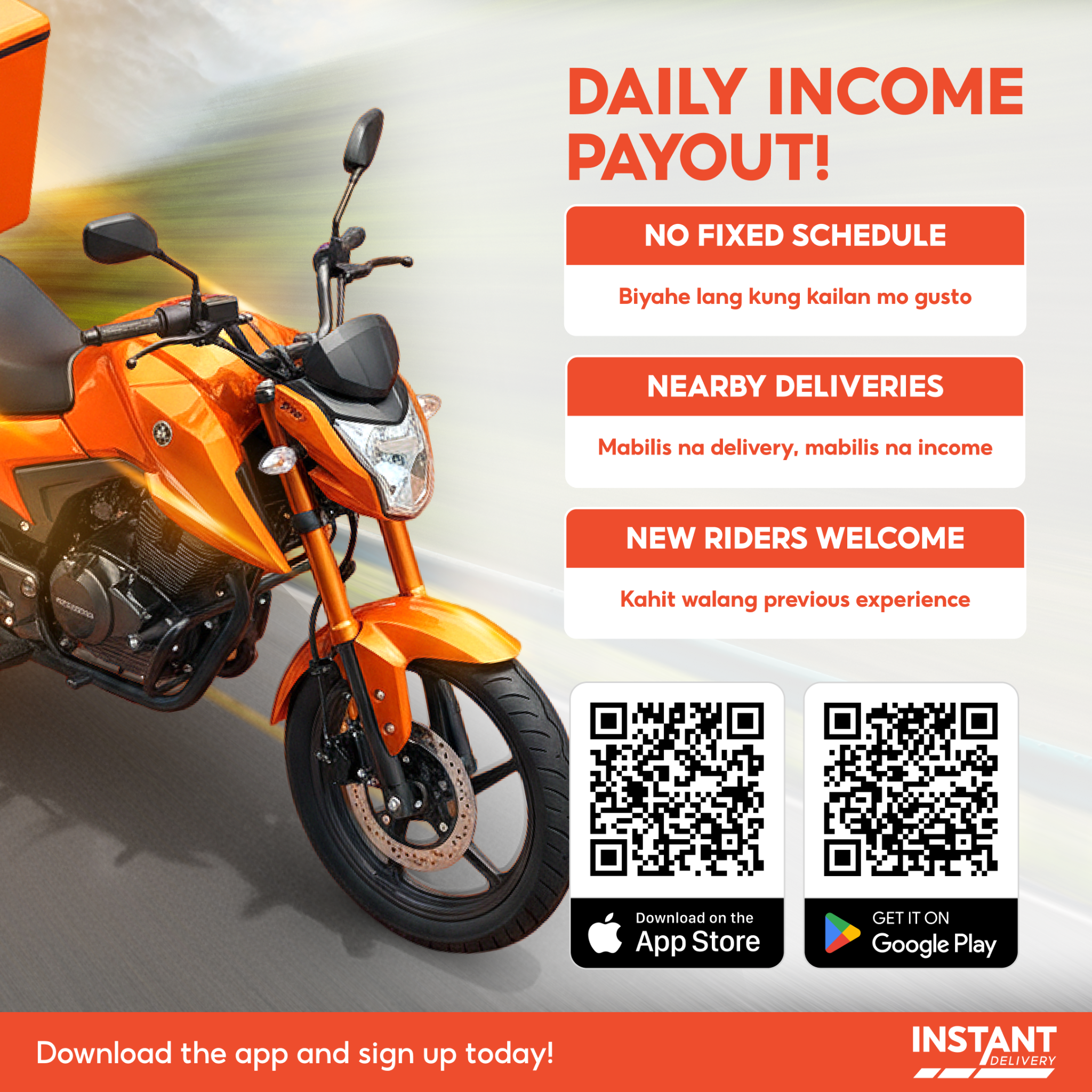 SFD Instant Delivery PH Facebook ad