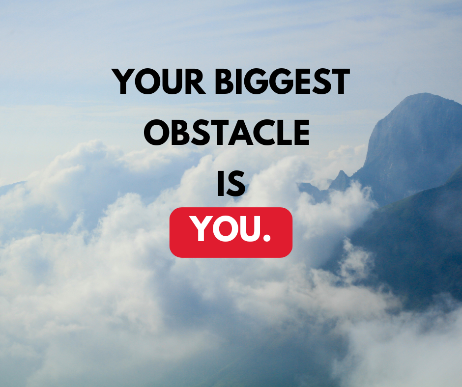 Rebecca Mountain Inc. Facebook ad: Stop getting in your own way.