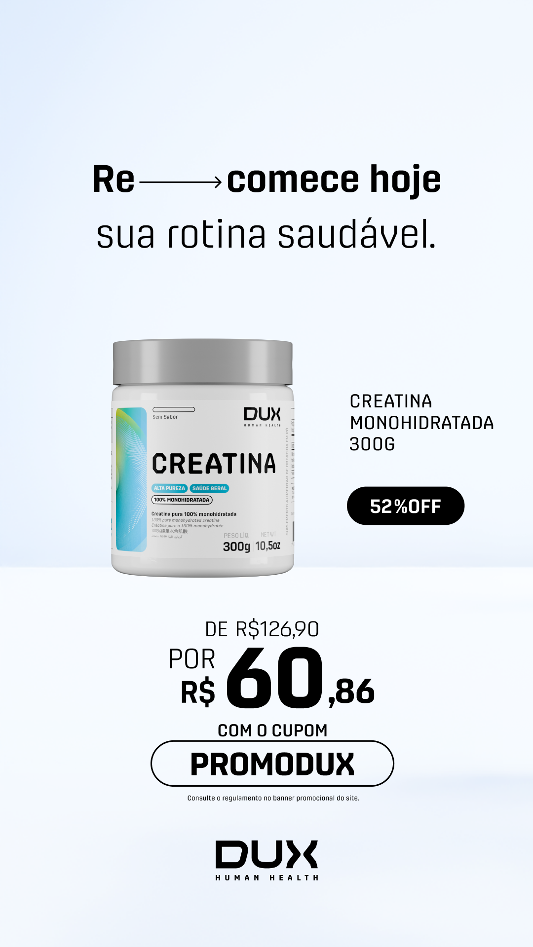 DUX Human Health Facebook ad from Jan 19, 2026