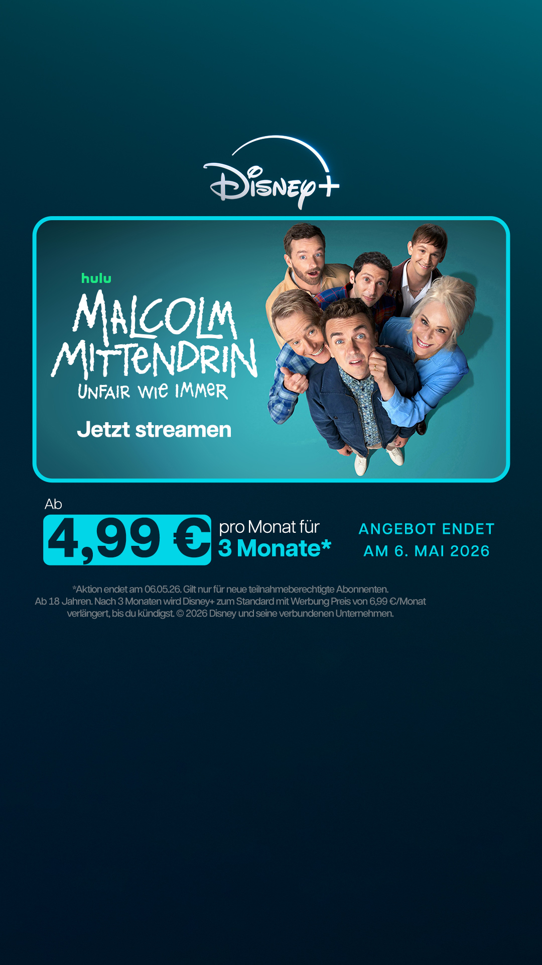 Disney+ Facebook ad