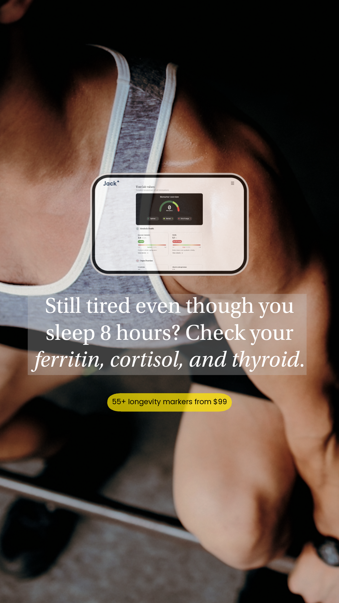 Jack Health Facebook ad