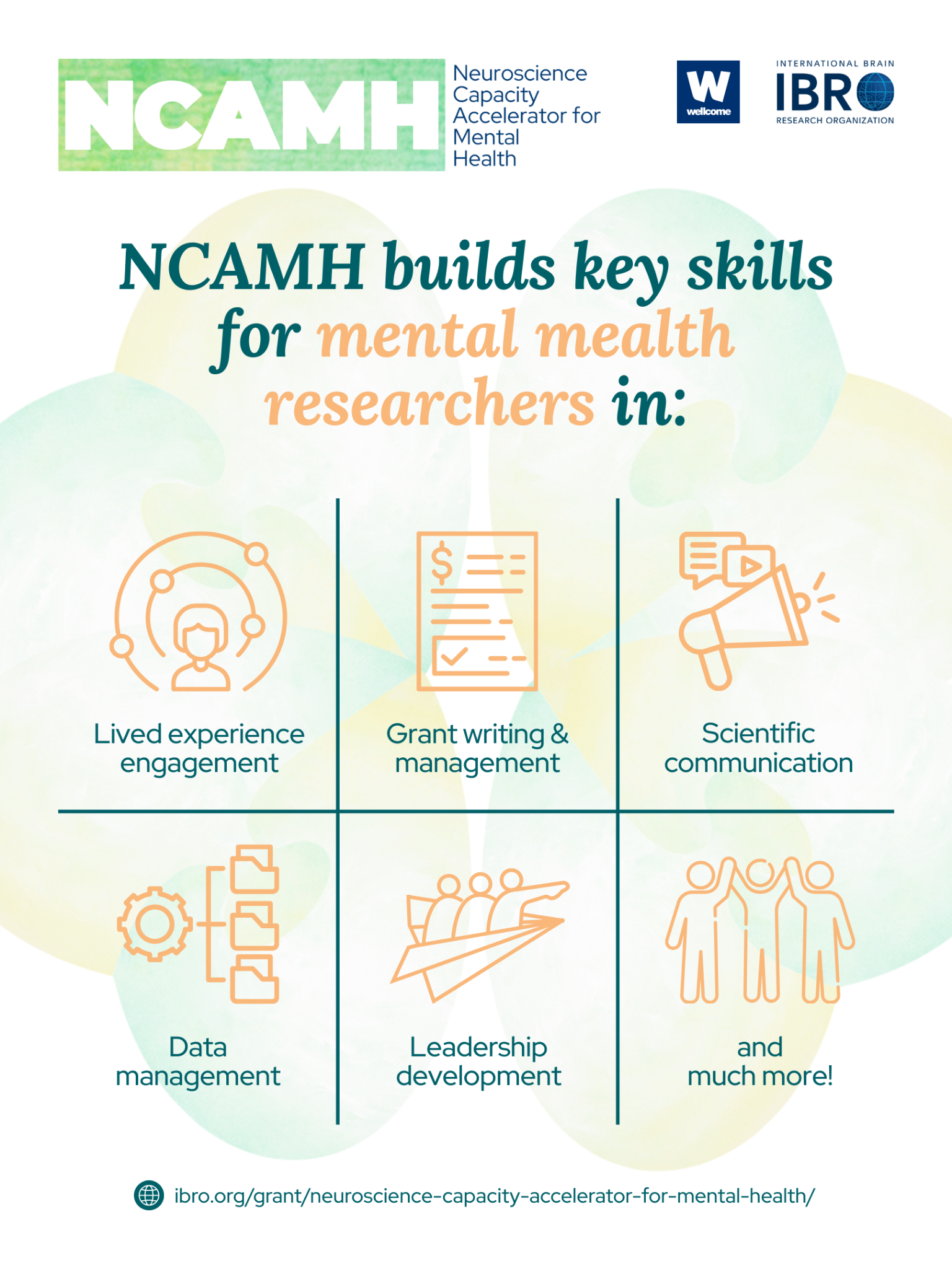 IBRO (International Brain Research Organization) Facebook ad: Get up to $60k for mental health research