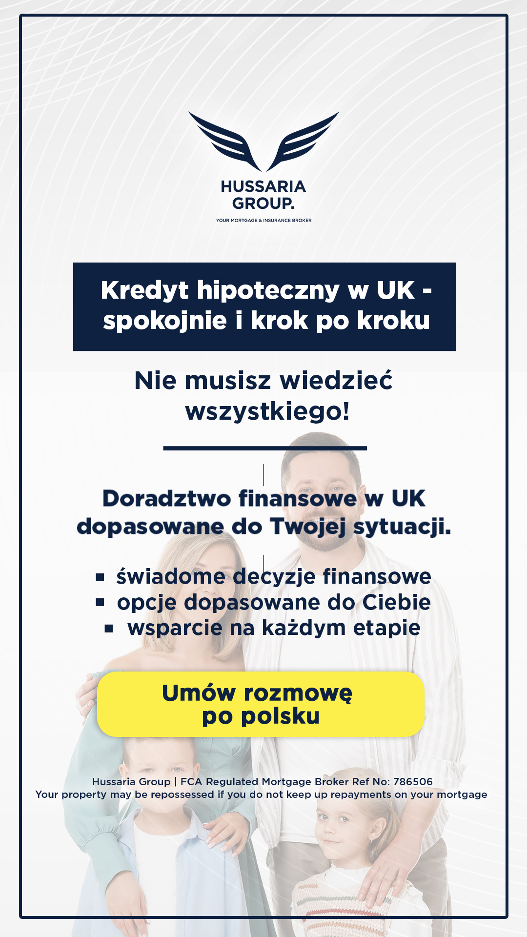 Hussaria Group - Your Mortgage & Insurance Brokers. Facebook ad