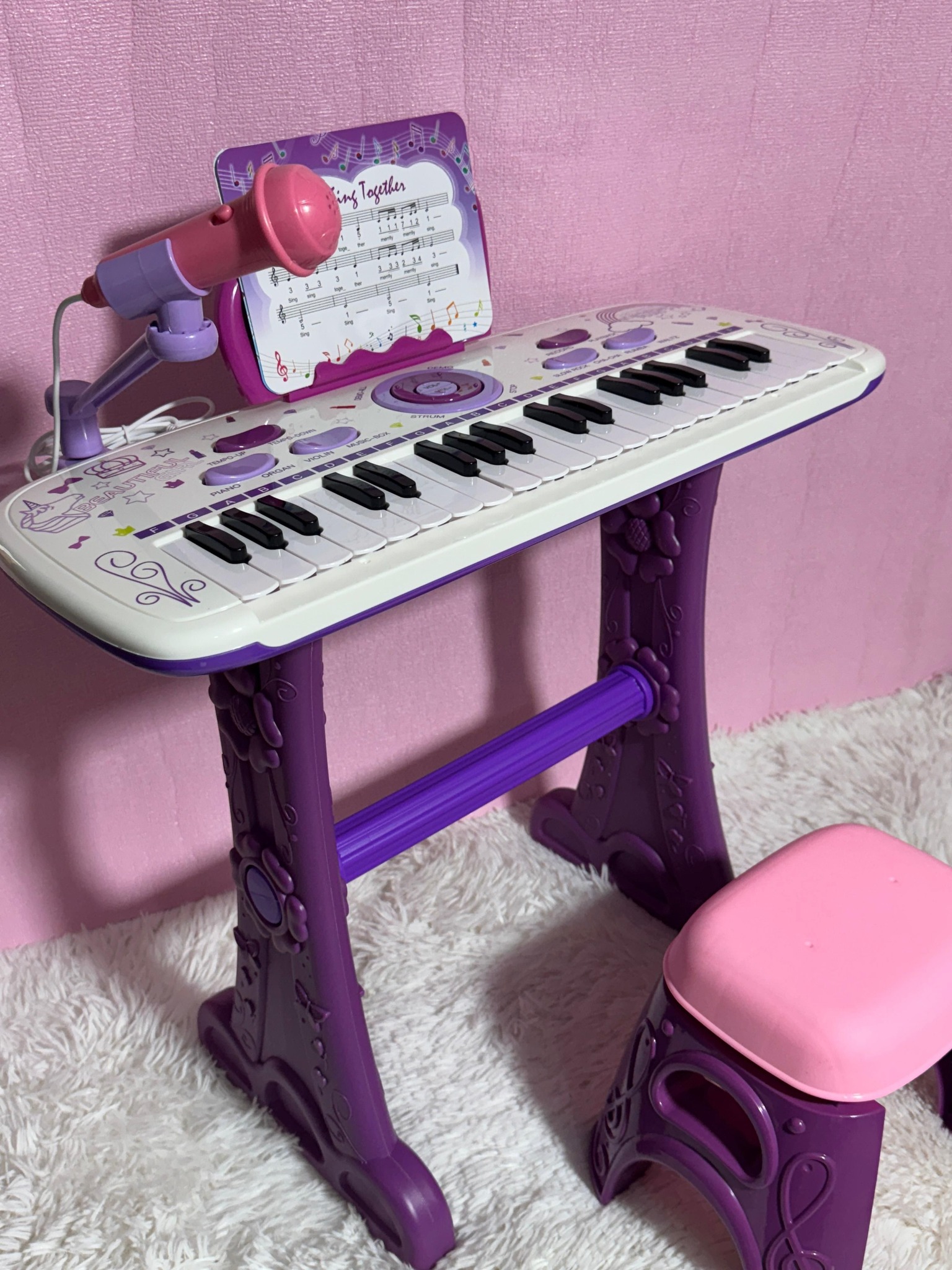 todo a tu alcance Gt Facebook ad: Juego Piano Electrónico para niño o niña!