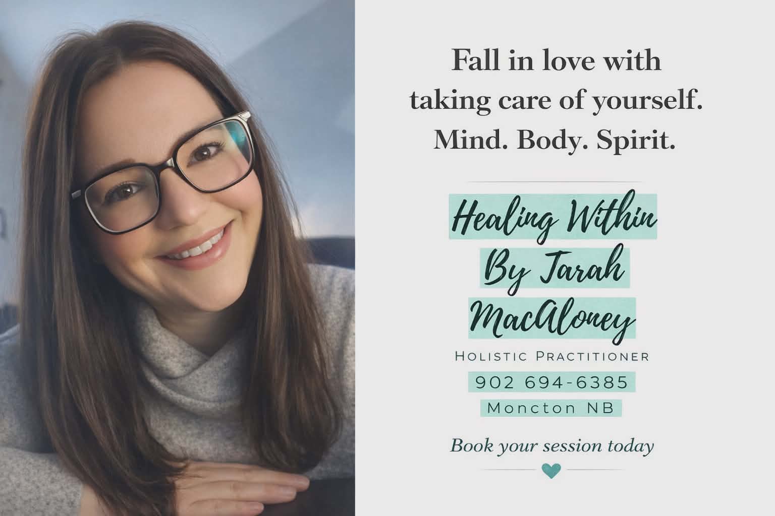 Healing Within By Tarah Facebook ad: Feeling overwhelmed, tense, or disconnected from yourself?