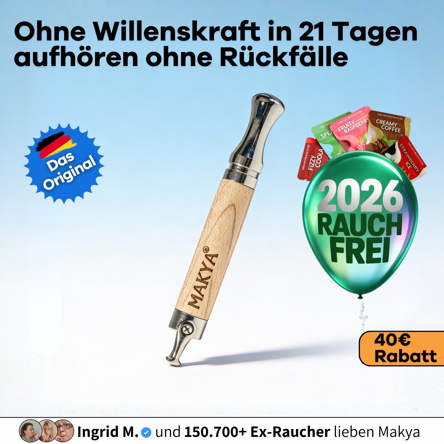 Makya-Rauchfrei Facebook ad