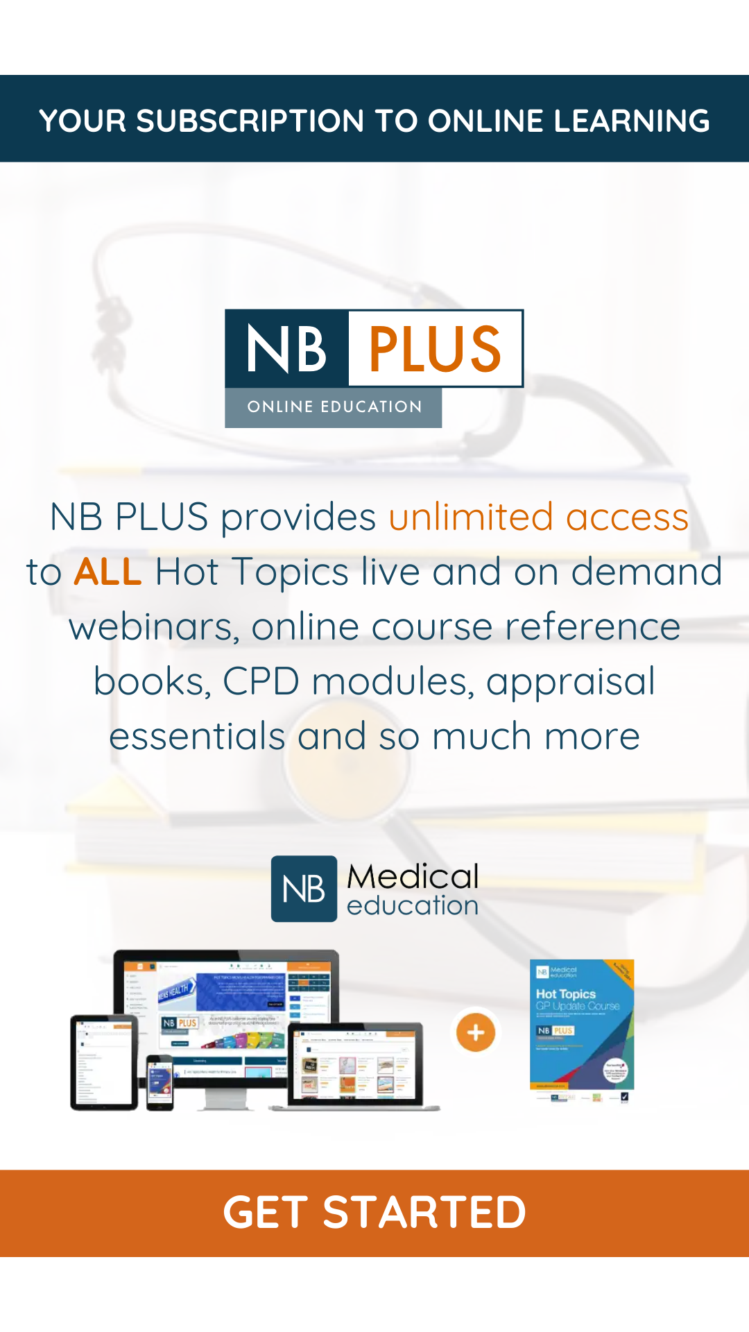 NB Medical Hot Topics ad creative