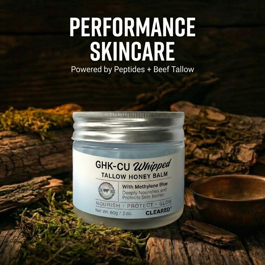 TryCleared Co. Facebook ad: Upgrade Your Skin, 53% Off