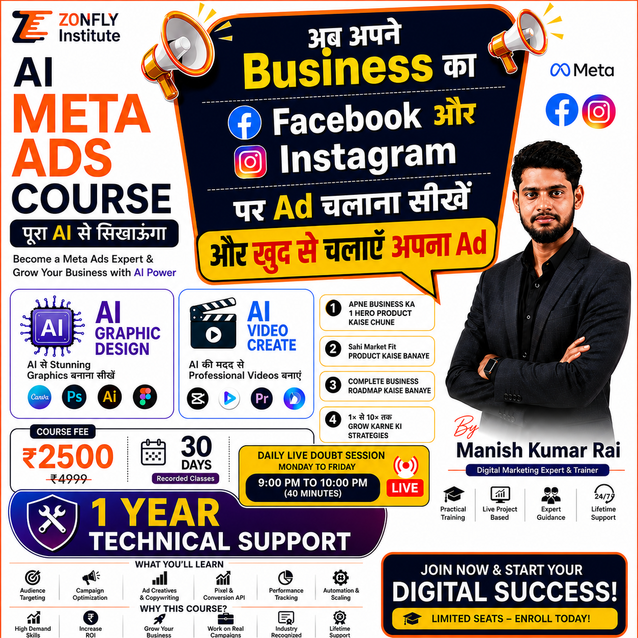 Zonfly Institute Facebook ad