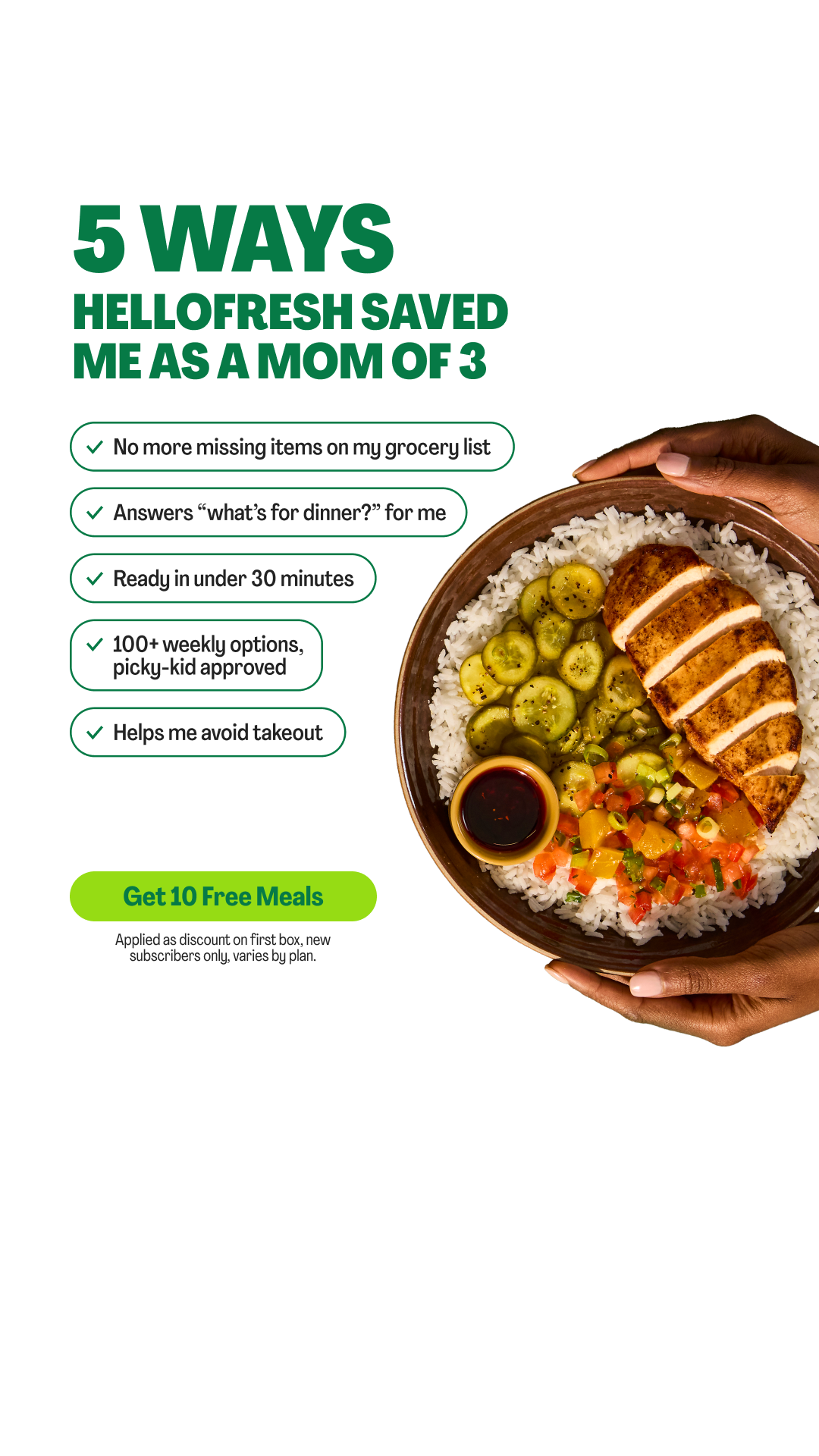 HelloFresh Facebook ad