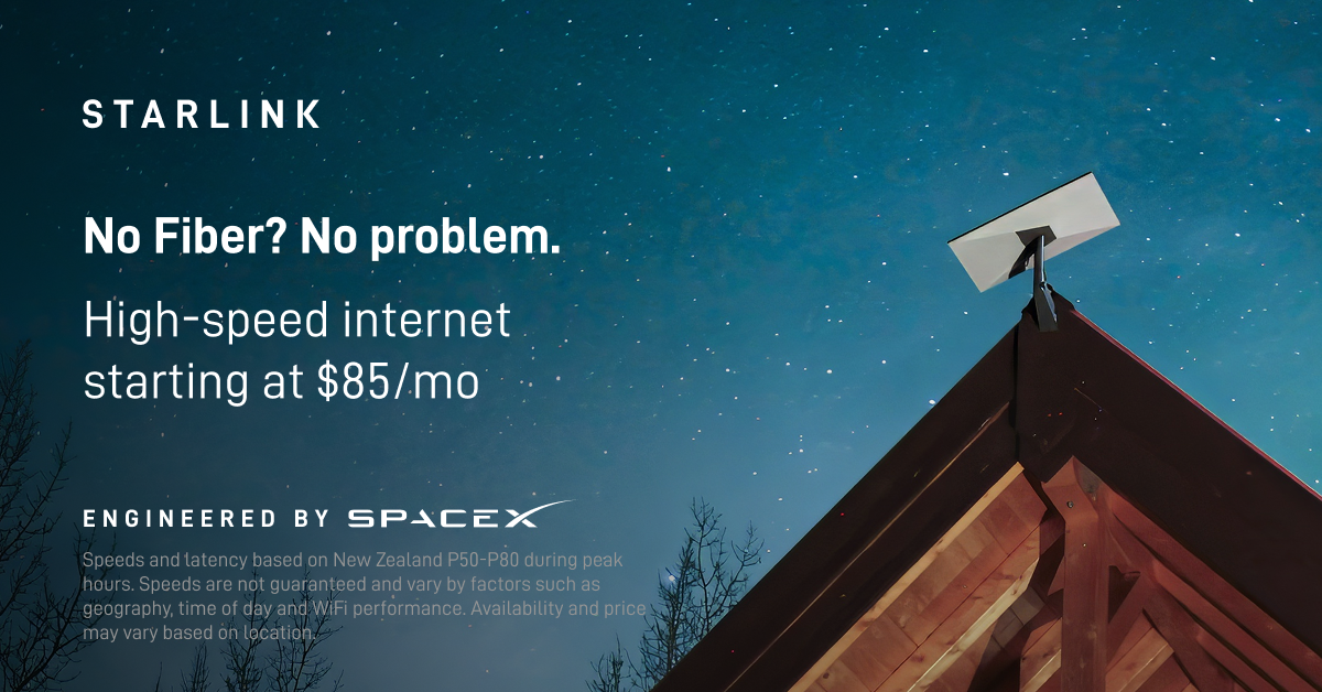 Starlink Facebook ad