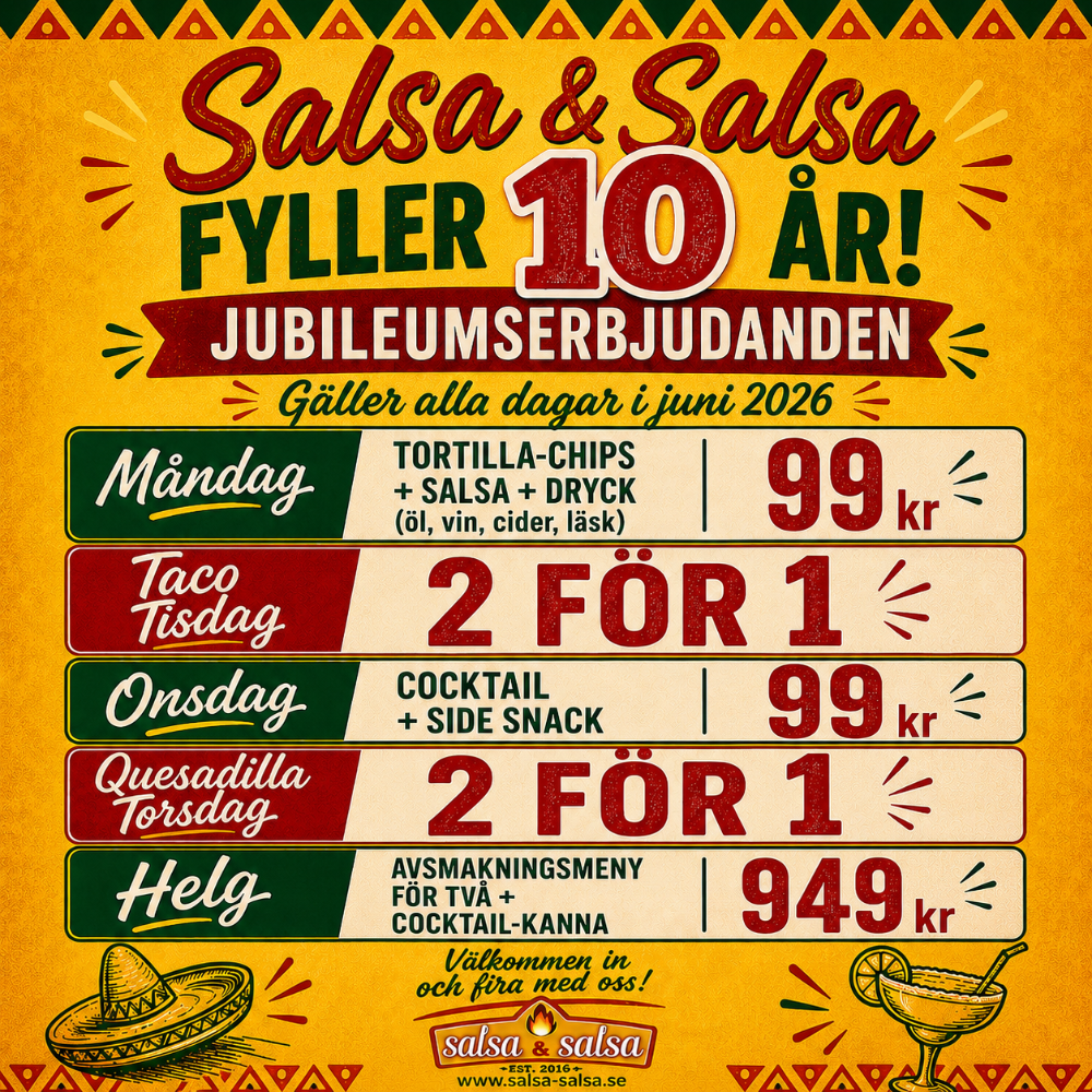 Salsa & Salsa Facebook ad from May 7, 2026