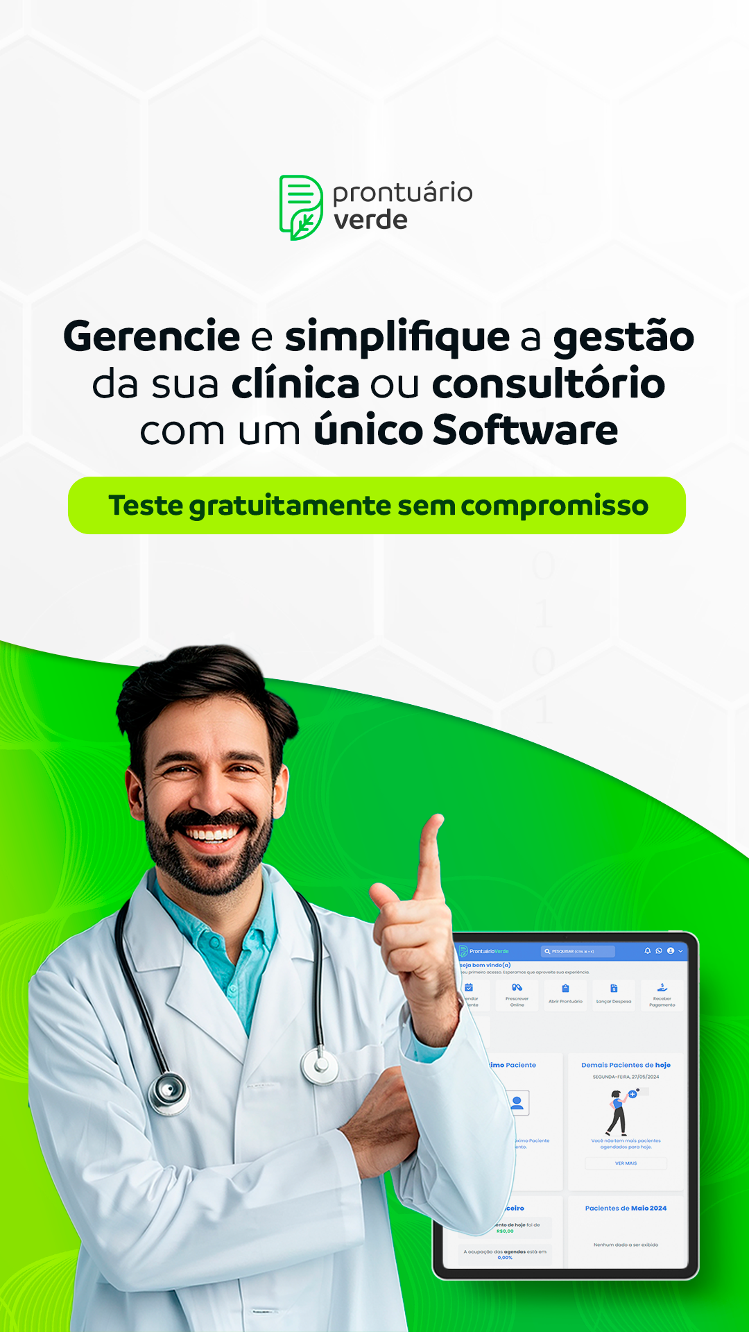 Prontuário Verde Facebook ad from Jul 14, 2026