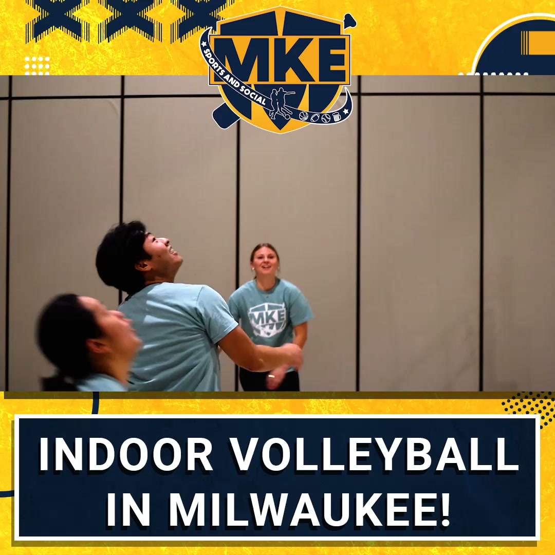 Milwaukee Sports & Social Facebook ad: Indoor Volleyball in MKE!