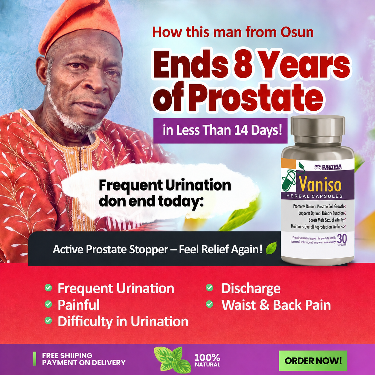 Green herbals Facebook ad