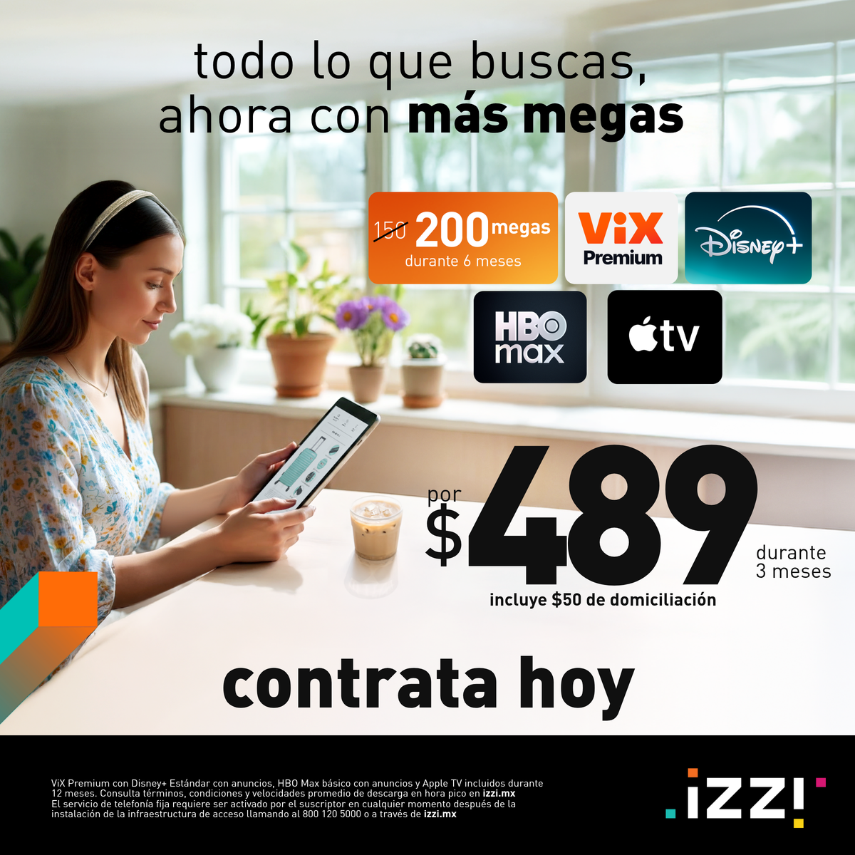 izzi telecom Facebook ad