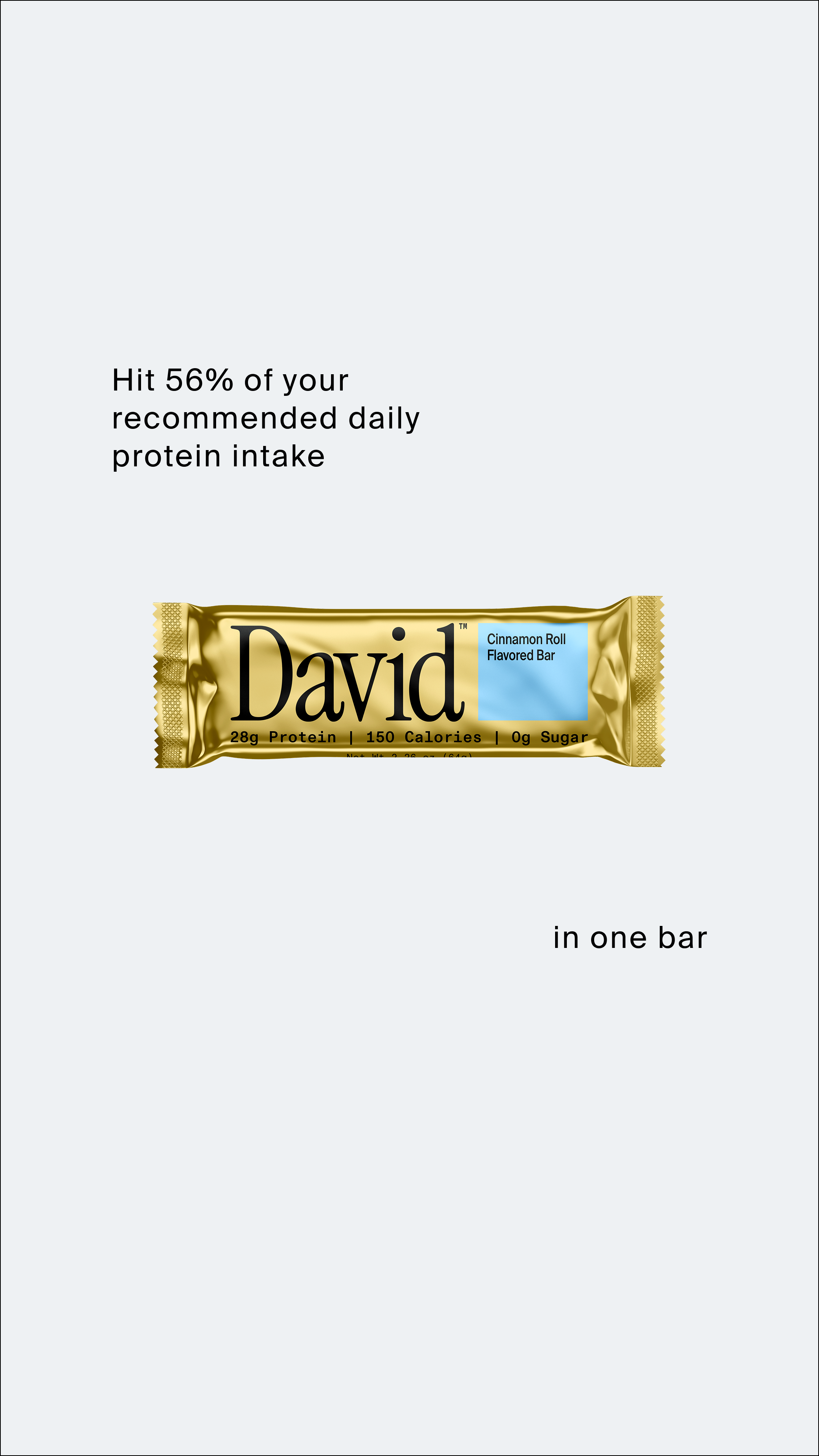 David Protein Facebook ad