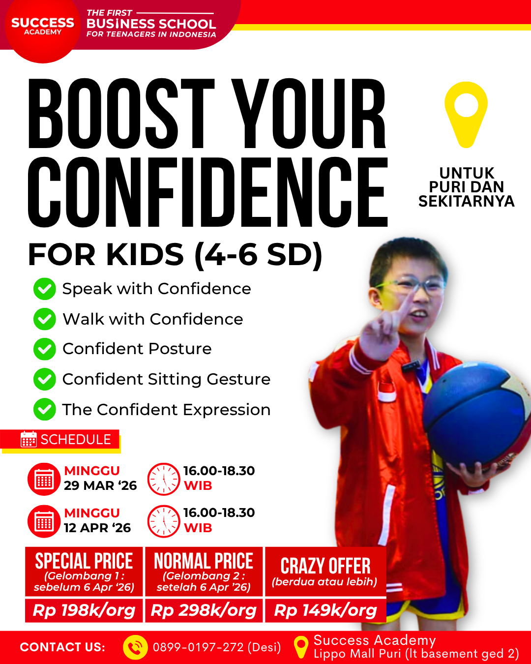 Success Academy RNA Facebook ad: JAGO PUBLIC SPEAKING