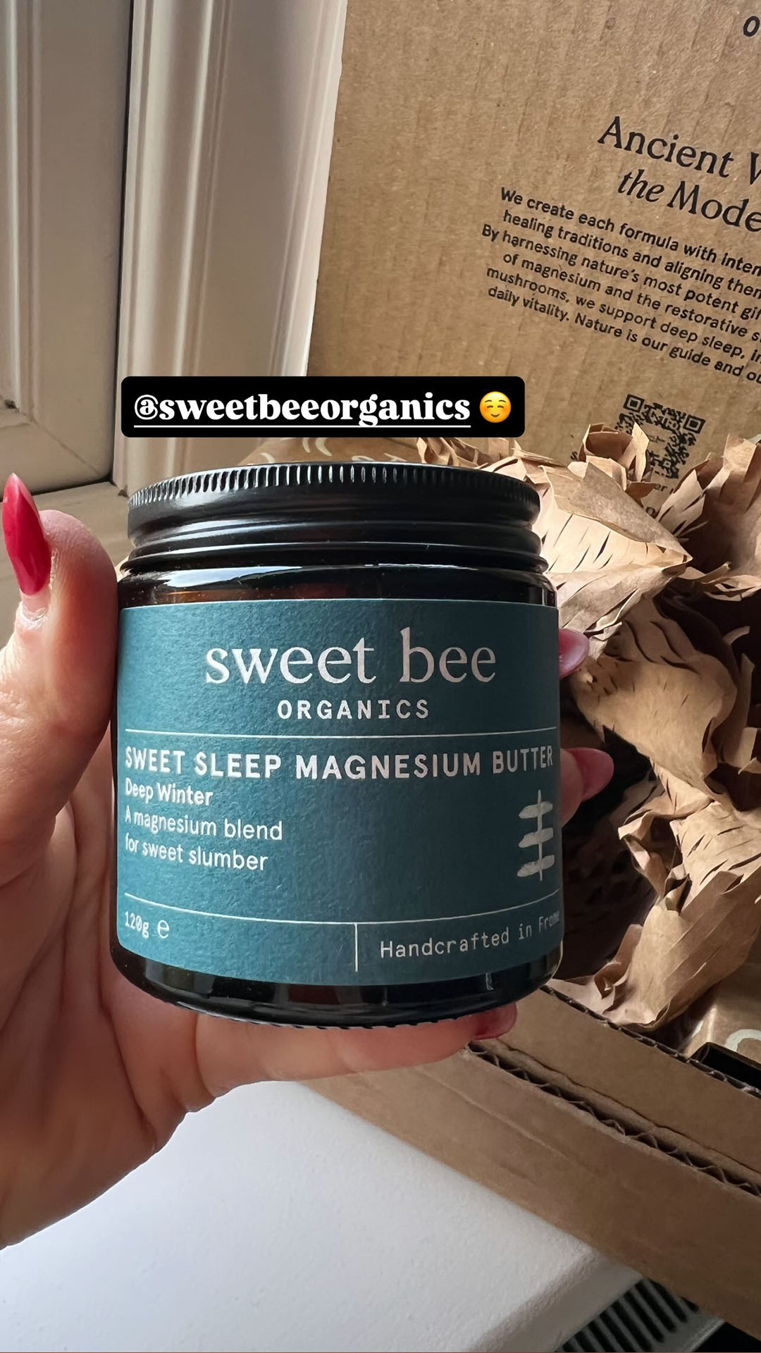 Sweet Bee Organics Facebook ad