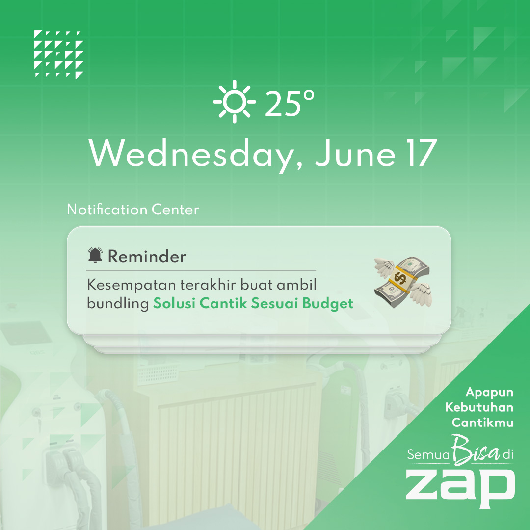 ZAP Clinic Indonesia Facebook ad