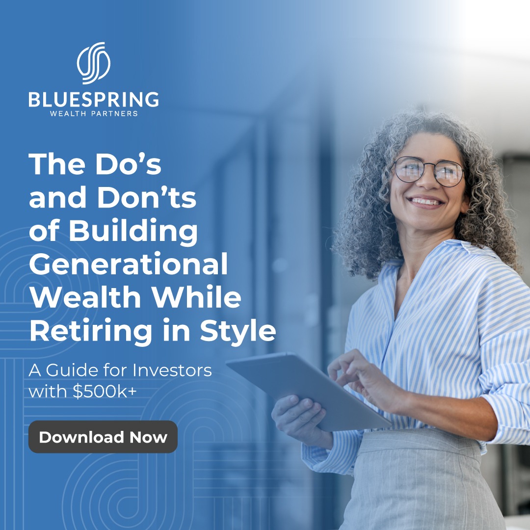 Bluespring Wealth Partners Facebook ad