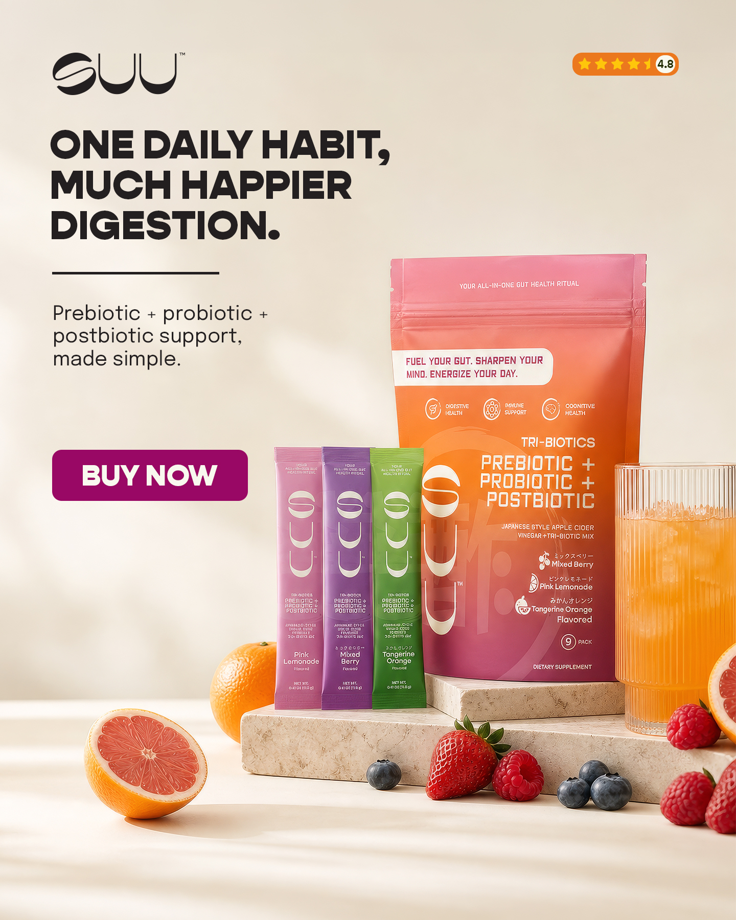 SUU Apple Cider Vinegar products Facebook ad